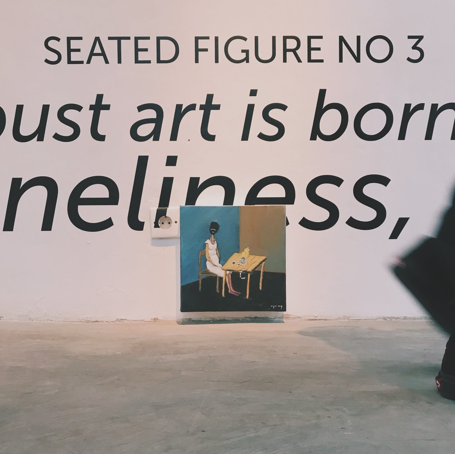 Artwork at Archives of a Collector Exhibition at BIASA Art, Ubud courtesy of Ugo Untoro