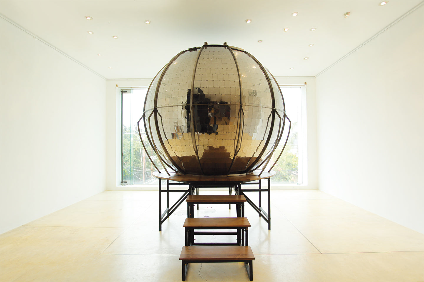 Artwork at Art + Fashion : Observatories of the Self - Solo Exhibition at Biasa Artspace courtesy of Sara Nuytemans