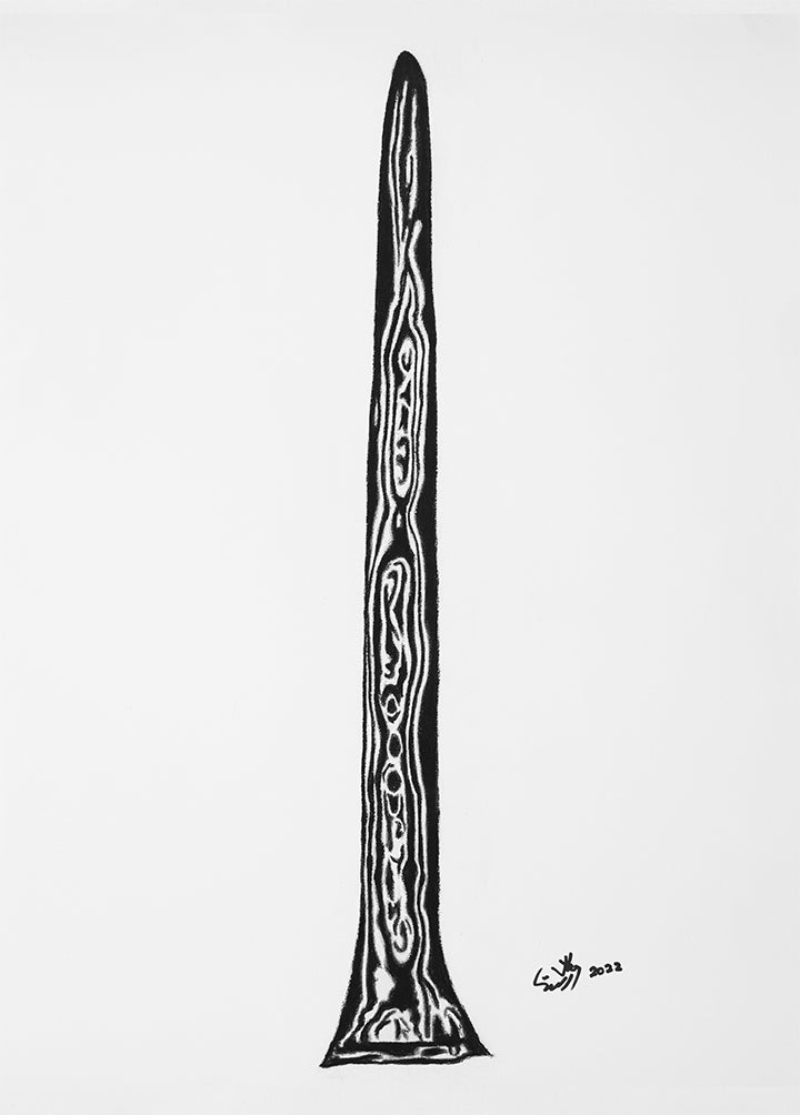 Artwork of Ika Arista at Pepunden Exhibition at BIASA Art, Ubud