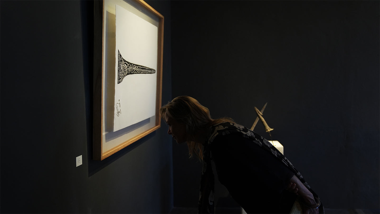 Guest at Pepunden Exhibition at BIASA Art, Ubud