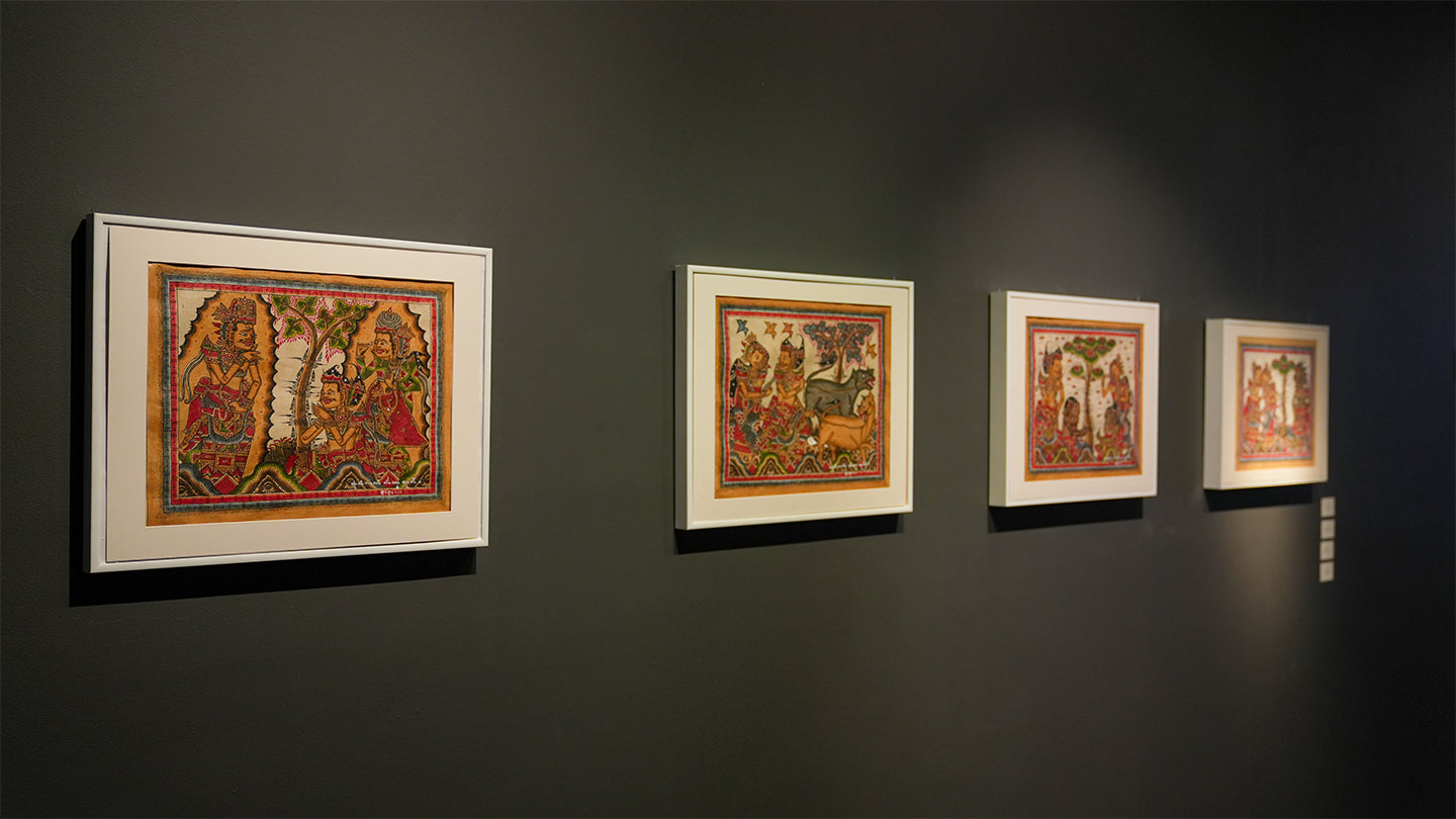 Artwork at Pepunden Exhibition at BIASA Art, Ubud courtesy of Mangku Muriati & Ika Arista