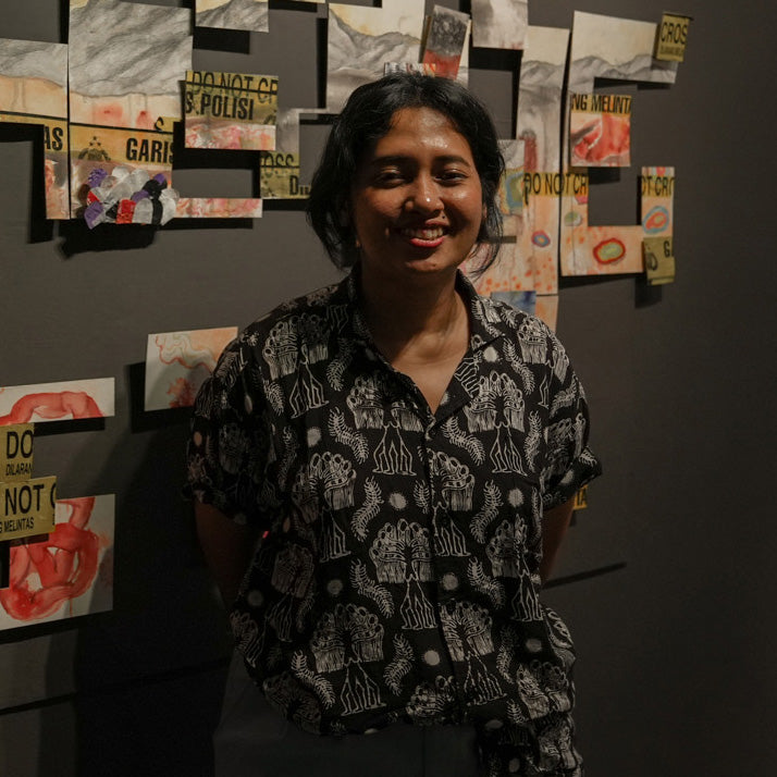 Mutia Bunga at Penumbra Exhibition BIASA Art