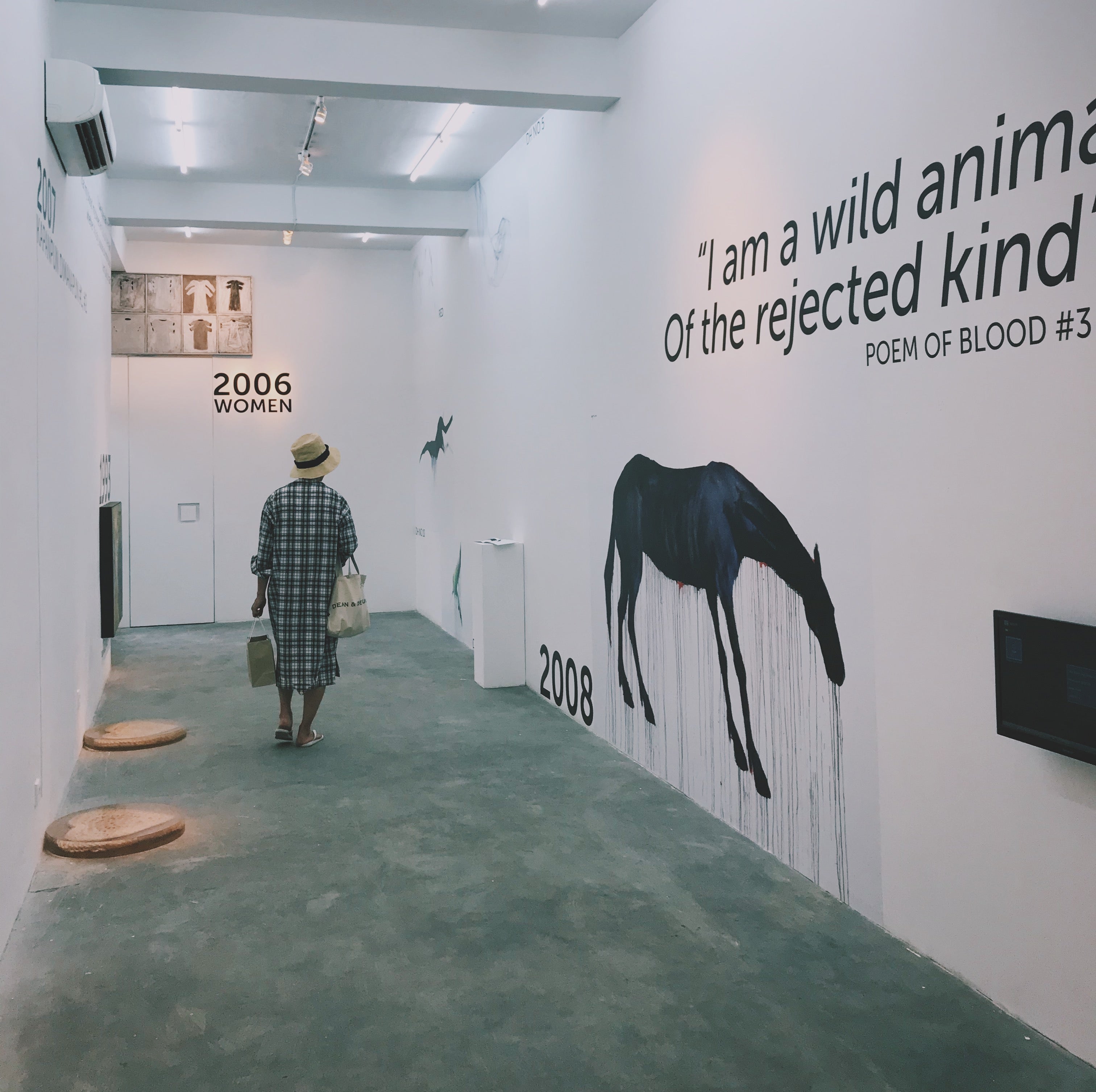 Guest at Archives of a Collector Exhibition at BIASA Art, Ubud courtesy of Ugo Untoro