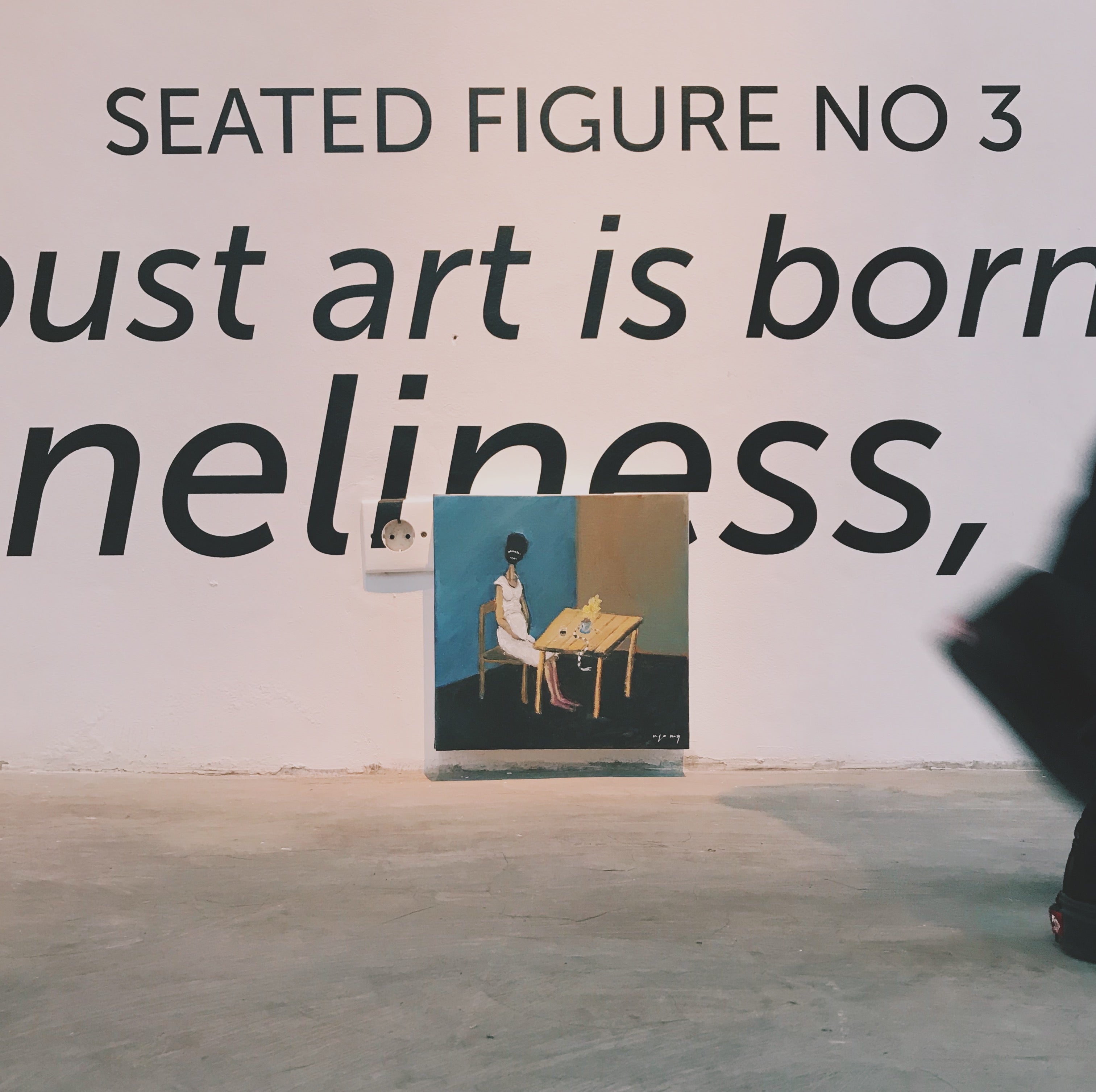 Artwork at Archives of a Collector Exhibition at BIASA Art, Ubud courtesy of Ugo Untoro