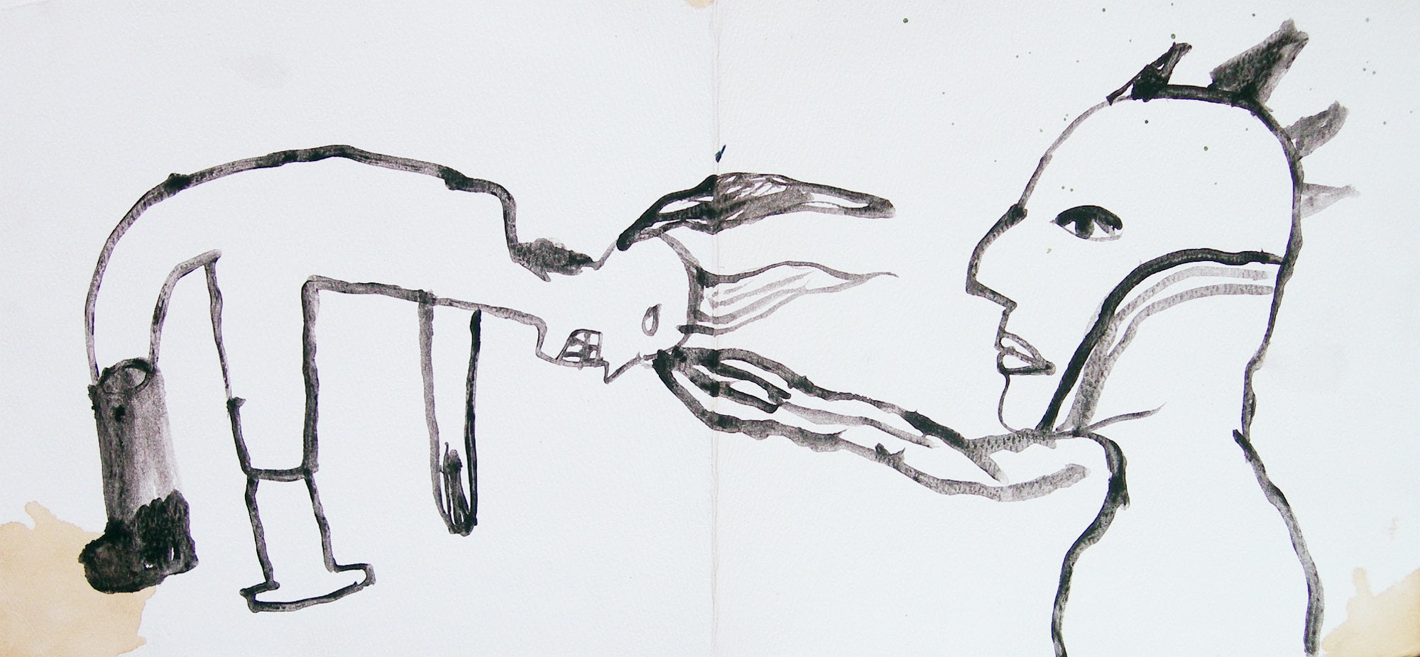 Artwork Bob Sick Yudhita at Drawing & Illustration Part I at BIASA Art Bali