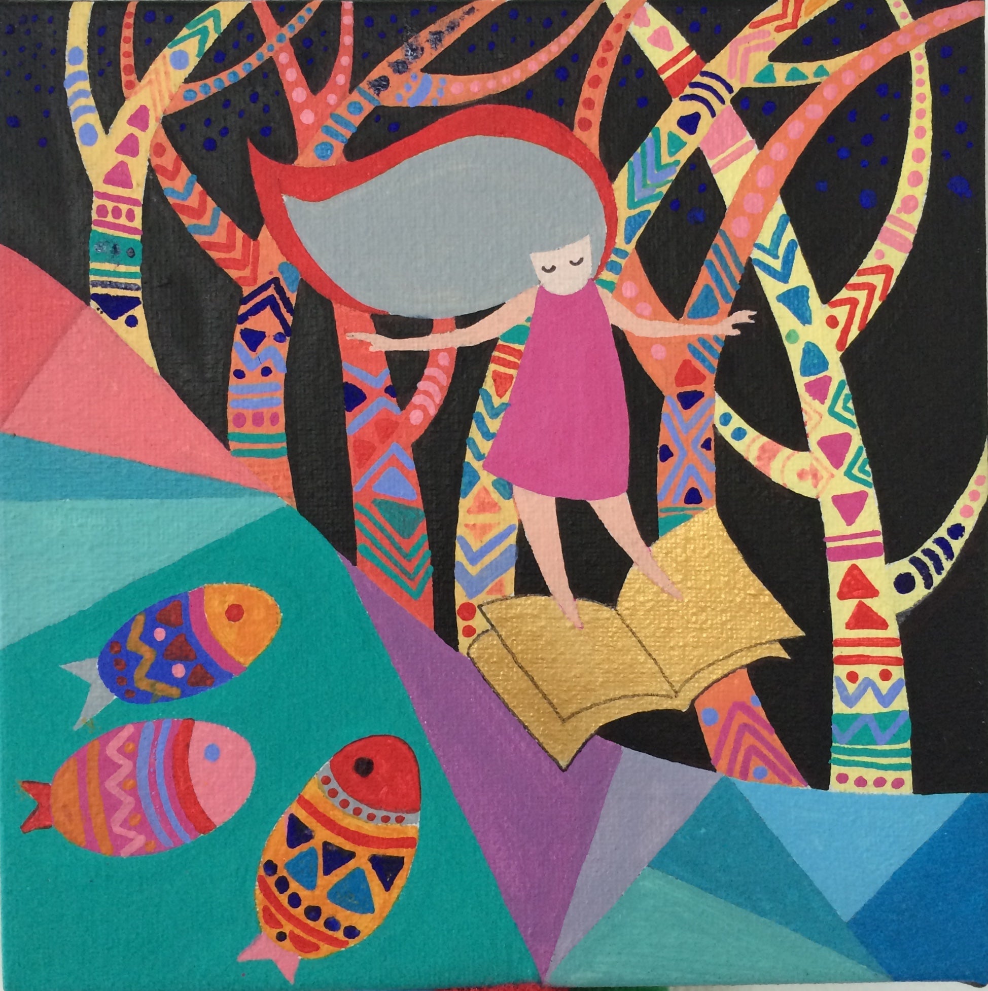 Citra Kemala artwork at Little things - Collective Exhibition at Biasa Art Bali