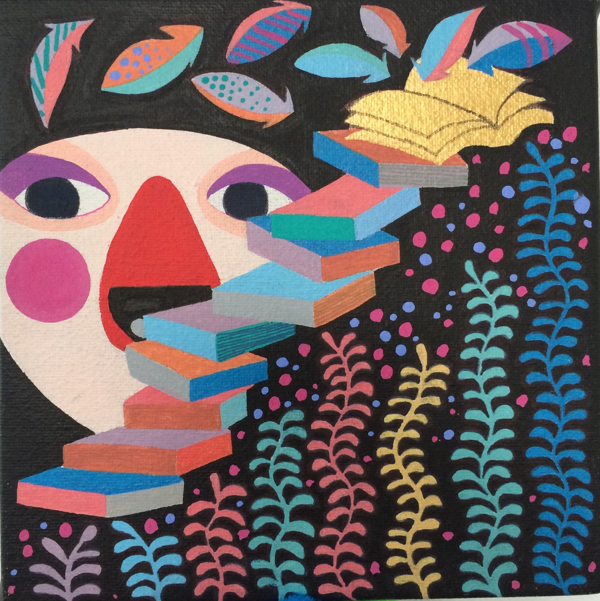 Citra Kemala artwork at Little things - Collective Exhibition at Biasa Art Bali