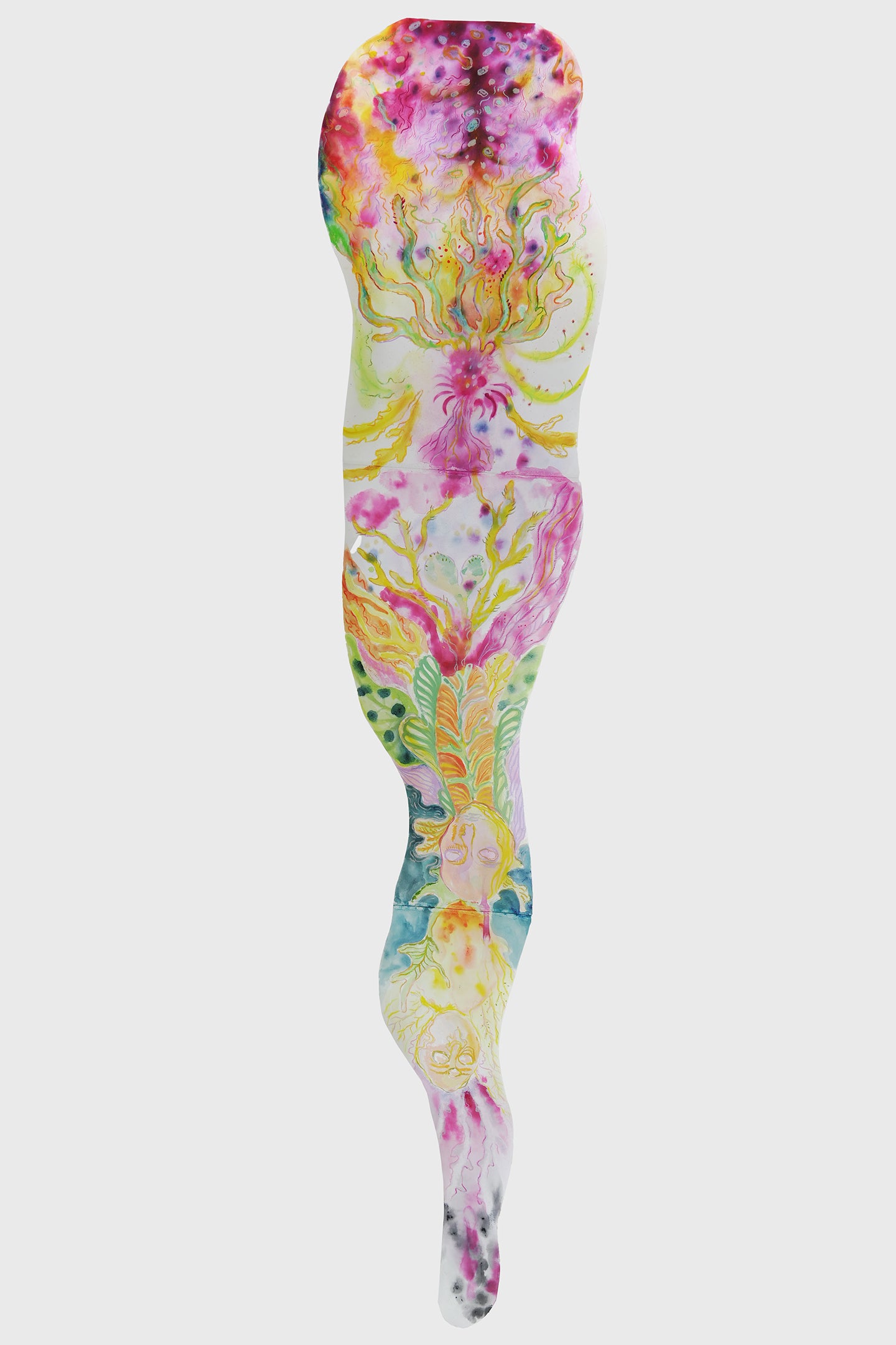 Artwork of Mutia Bunga at Penumbra Exhibition at BIASA Art, Ubud