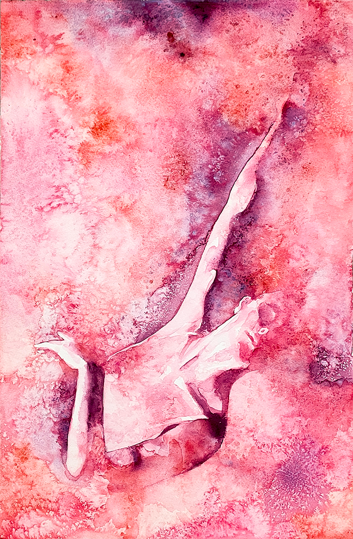 Artwork Prajna Dewantara Wirata at Penyintas Exhibition at BIASA Art, Ubud