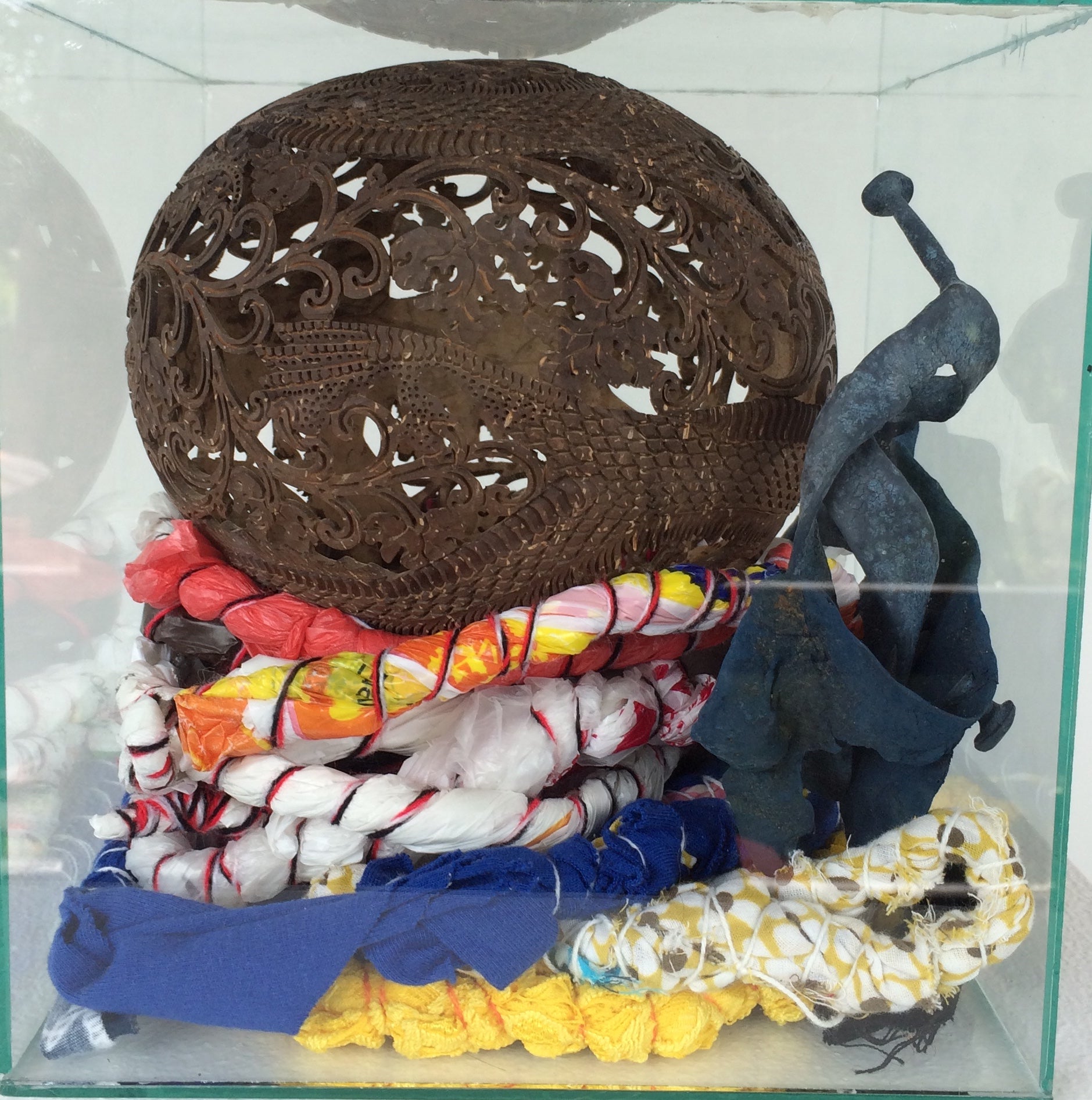 Made Bayak artwork at Little things - Collective Exhibition at Biasa Art Bali