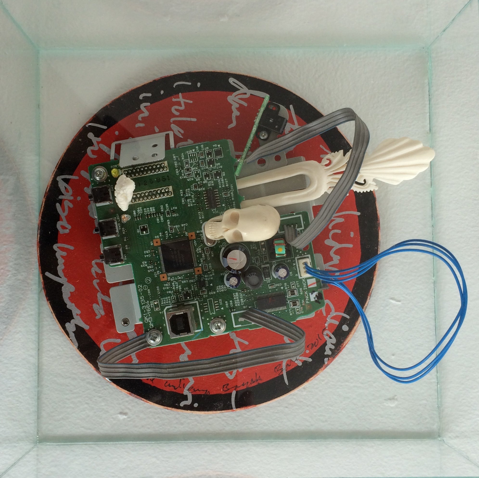 Made Bayak artwork at Little things - Collective Exhibition at Biasa Art Bali