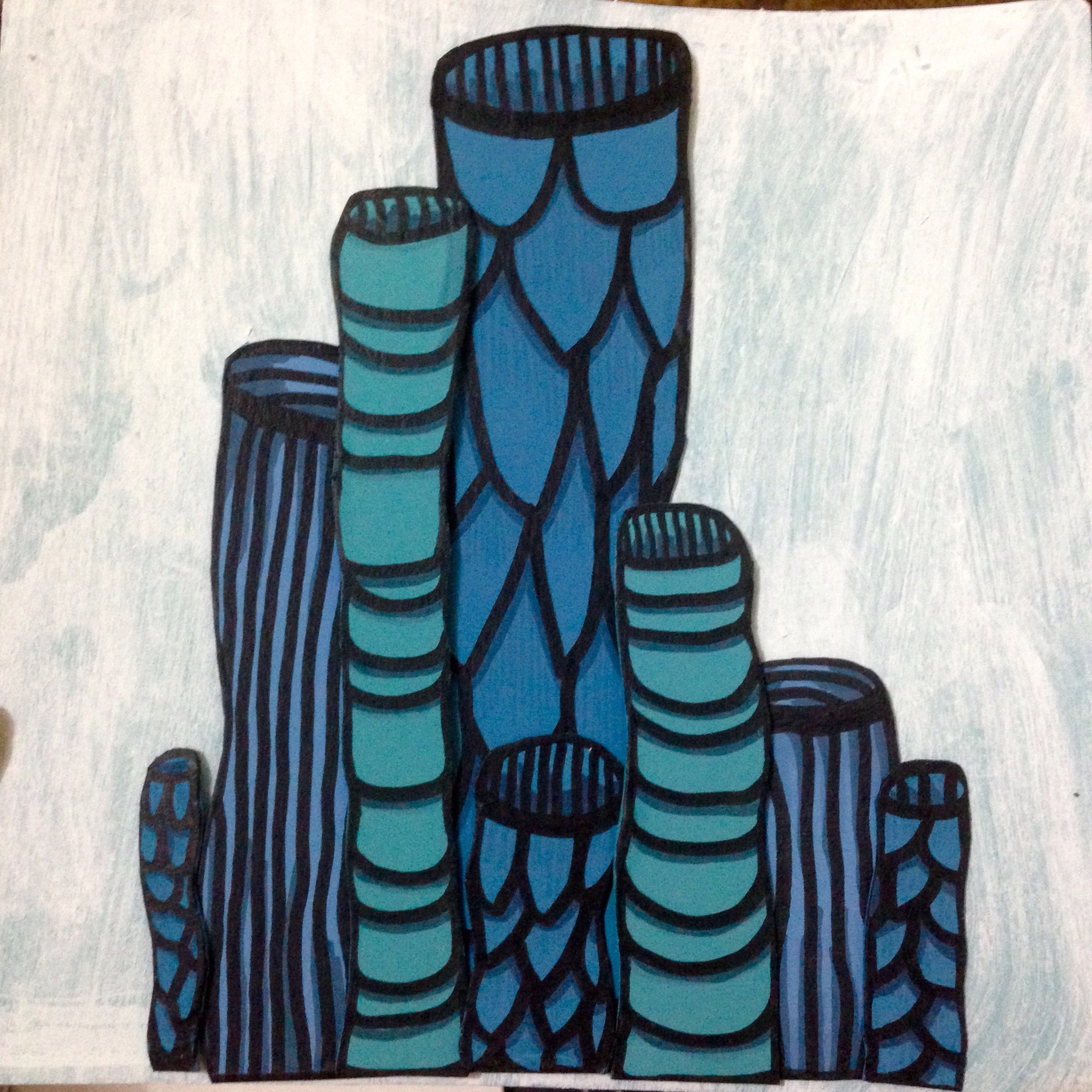 Mazaya Nazar artwork at Little things - Collective Exhibition at Biasa Art Bali