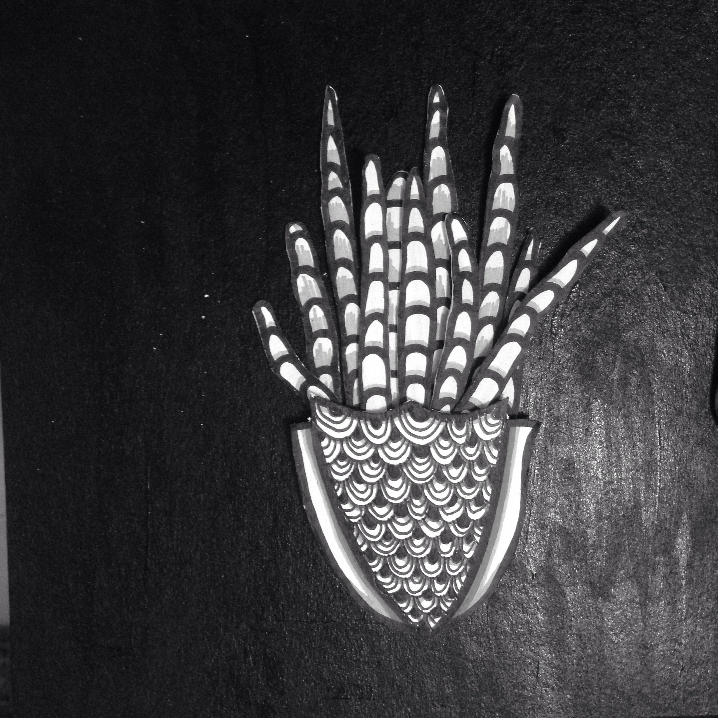 Mazaya Nazar artwork at Little things - Collective Exhibition at Biasa Art Bali