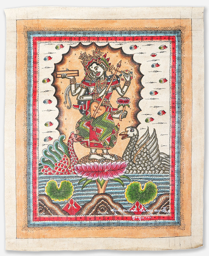 Artwork of Mangku Muriati at Pepunden Exhibition at BIASA Art, Ubud