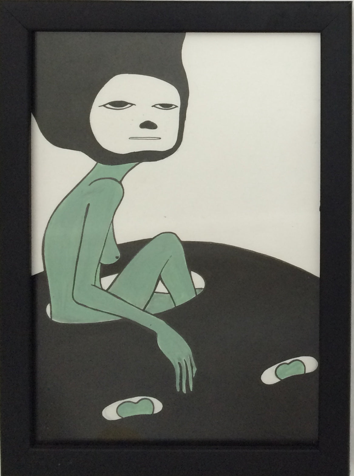 Spencer Hansen artwork at Little things - Collective Exhibition at Biasa Art Bali