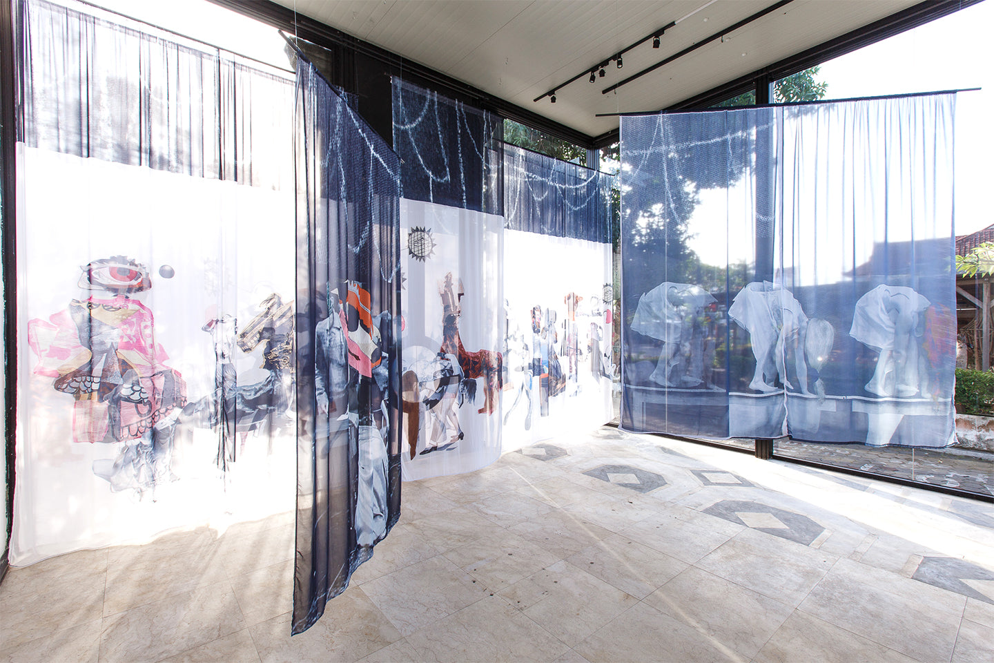 Sally Smart artwork at Parade Solo Exhibition by Honold Fine Art at BIASA Art Bali